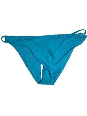 Andie The Riviera Bikini Bottom Blue Sz LG
